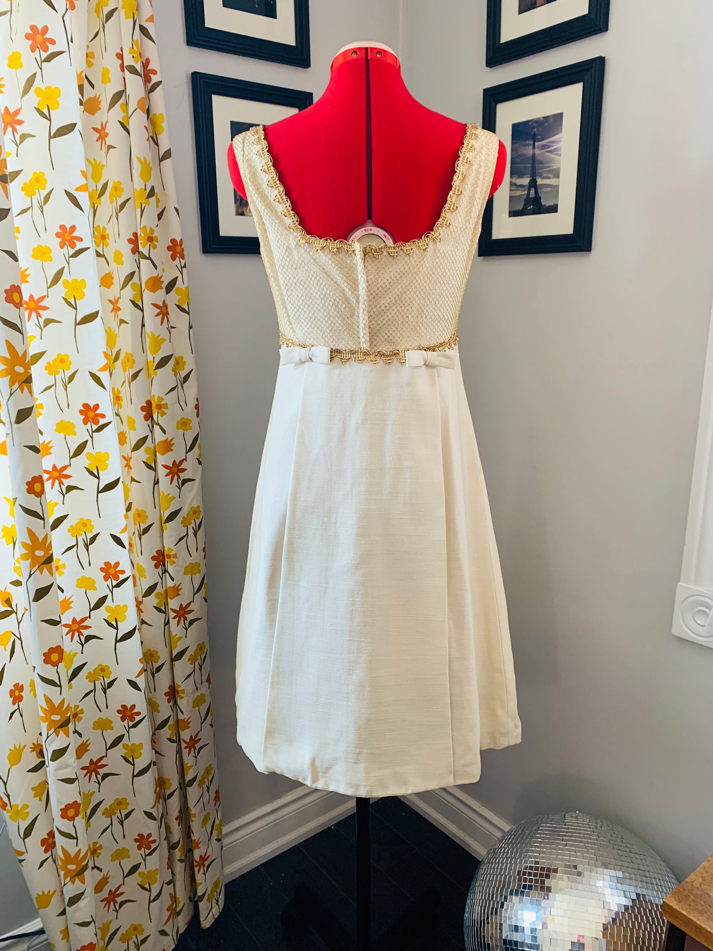 Small | 60’s beaded cocktail dress